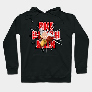 One Punch Saitama Punch Pose Hoodie